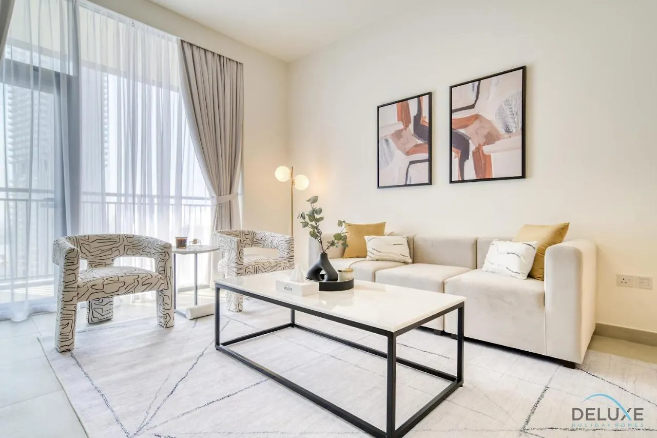Peaceful 1Br At Creek Rise Tower 2 Dubai Creek Harbour By Deluxe Holiday Homes 아파트