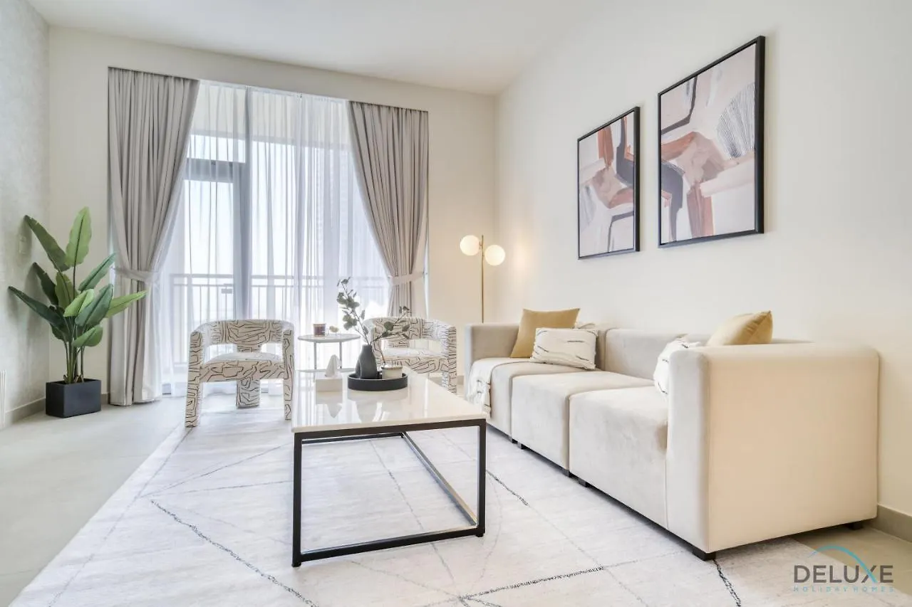 아파트 Peaceful 1Br At Creek Rise Tower 2 Dubai Creek Harbour By Deluxe Holiday Homes 아랍에미리트