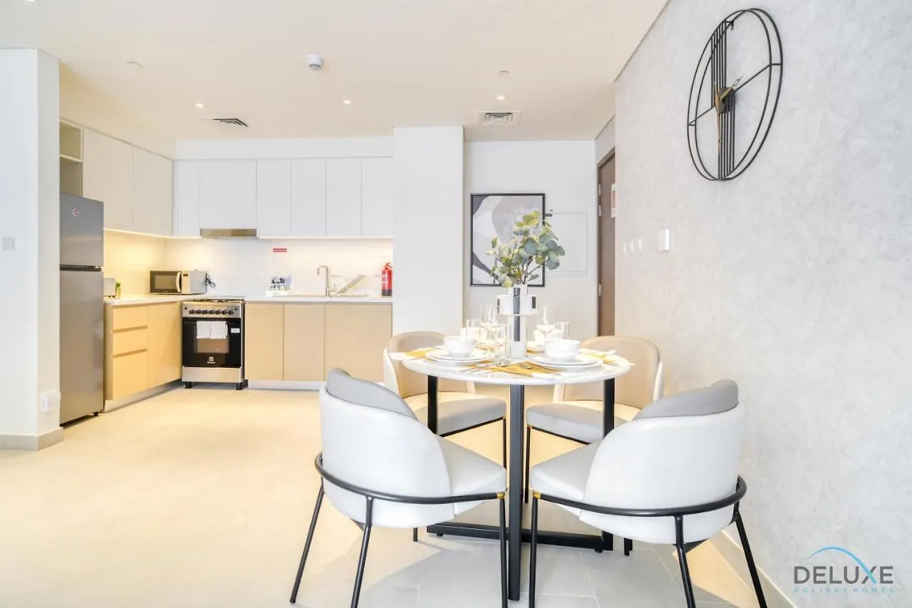 아파트 Peaceful 1Br At Creek Rise Tower 2 Dubai Creek Harbour By Deluxe Holiday Homes