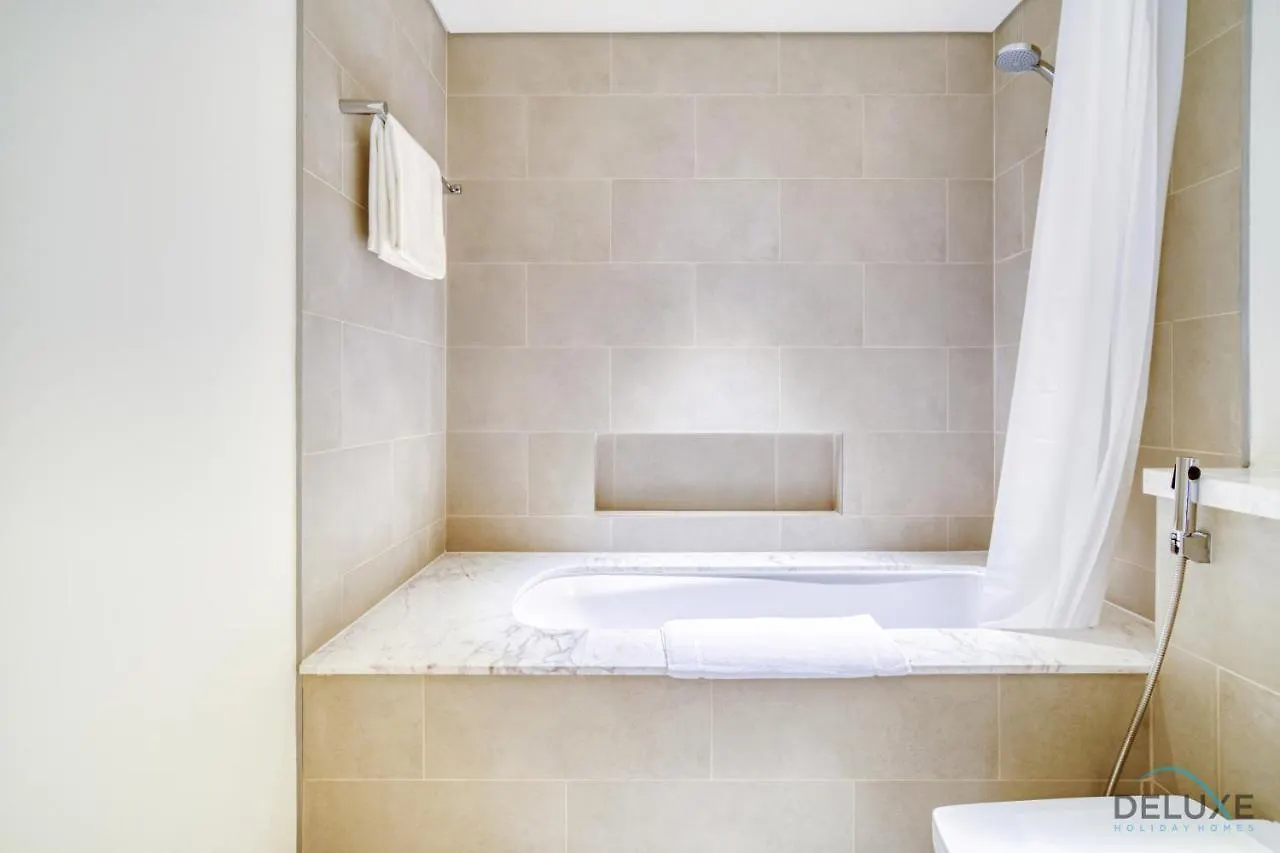 Peaceful 1Br At Creek Rise Tower 2 Dubai Creek Harbour By Deluxe Holiday Homes 아파트