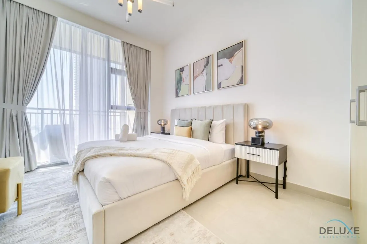 아파트 Peaceful 1Br At Creek Rise Tower 2 Dubai Creek Harbour By Deluxe Holiday Homes 아랍에미리트